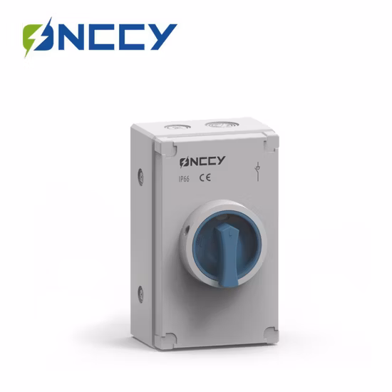 CE TUV Waterproof DC 1000V/1200V/1500V 32A Enclosure DC Isolator