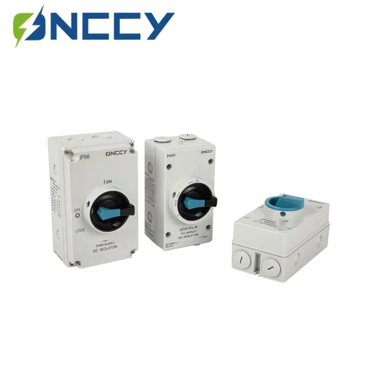 CE TUV Waterproof DC 1000V/1200V/1500V 32A Enclosure DC Isolator