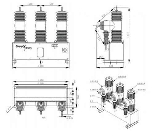 Outdoor Pole Mounted 15kv/800A Auto Circuit Recloser