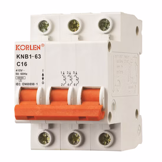 Interruttore automatico miniaturizzato MCB Knb1