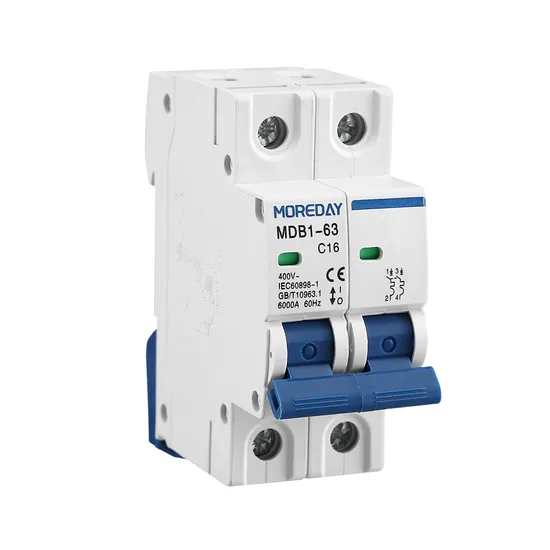 Interruttore automatico MCB tipo B, tipo C e tipo D 50/60 Hz.