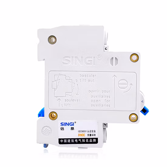 Interruttore automatico miniaturizzato CA tipo C 50/60 Hz certificato CE 6ka MCB